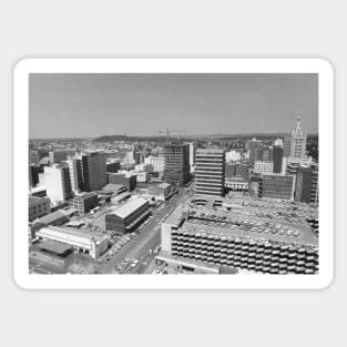 Vintage photo of Harare Zimbabwe Sticker